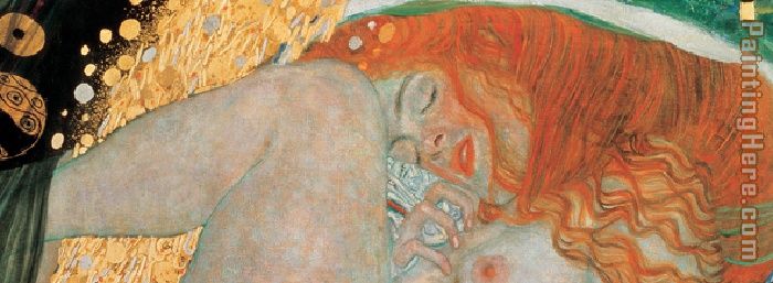Danae (detail) painting - Gustav Klimt Danae (detail) art painting